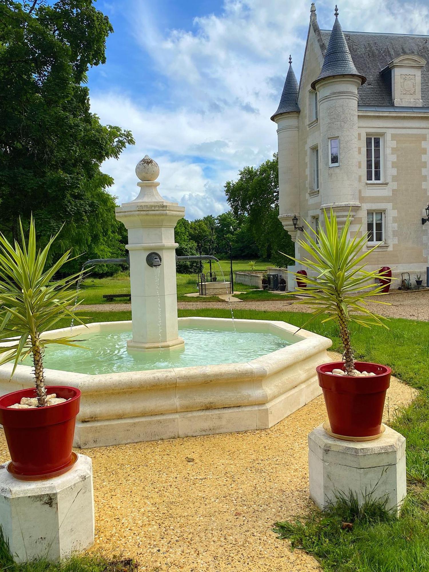 Chateau de Bellevue B&B et Appartements avec Piscine chauffée Saint-Avit  Exterior foto